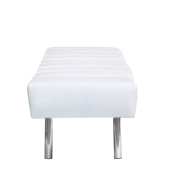 Fine Mod Imports Classic Leather Bench 3 Seater | Stools & Benches | Modishstore-9