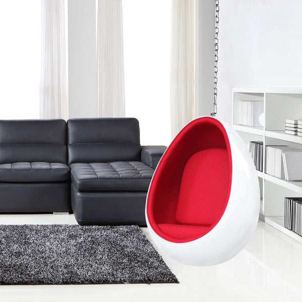 Fine Mod Imports Egg Hanging Chair | Outdoor Porch Swings | Modishstore