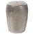 A&B Home Silver Ceramic Stool