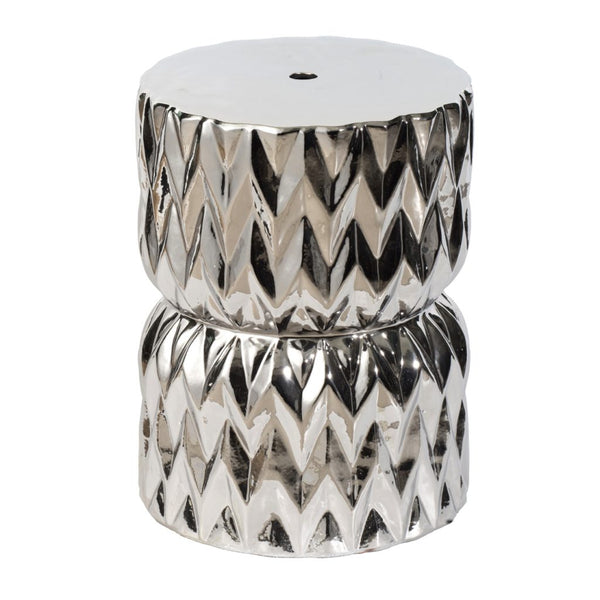 A&B Home Timeless Chevron Pattern Side Table