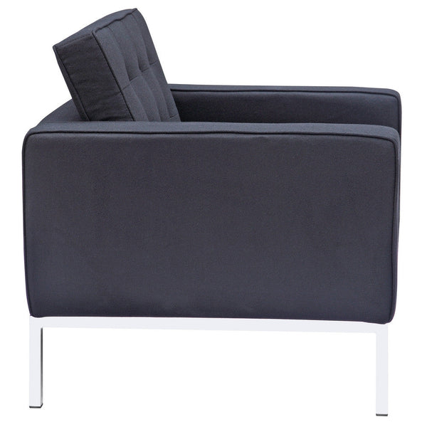Fine Mod Imports Button Arm Chair in Wool | Armchairs | Modishstore-6