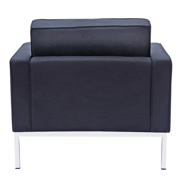 Fine Mod Imports Button Arm Chair in Wool | Armchairs | Modishstore-7