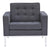 Fine Mod Imports Button Arm Chair in Wool | Armchairs | Modishstore-11
