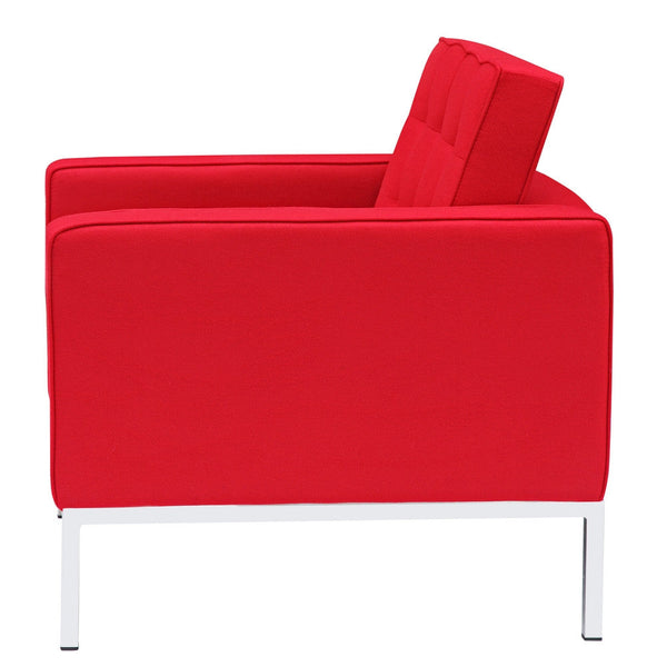 Fine Mod Imports Button Arm Chair in Wool | Armchairs | Modishstore-15
