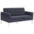 Fine Mod Imports Button Loveseat in Wool | Loveseats | Modishstore-2
