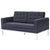 Fine Mod Imports Button Loveseat in Wool | Loveseats | Modishstore-8