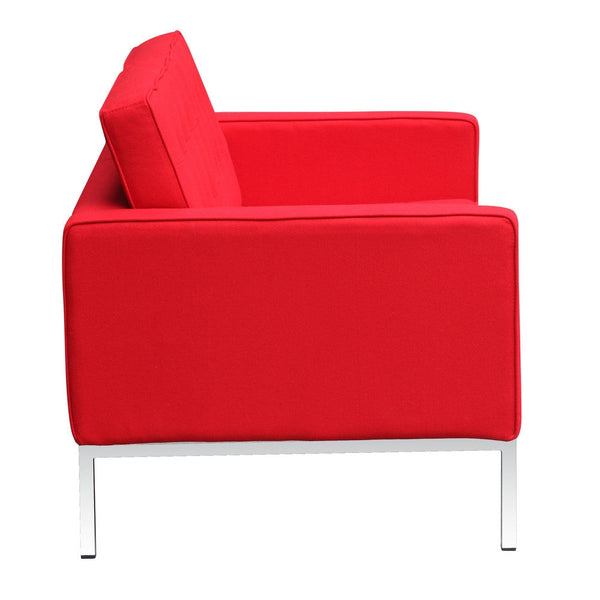 Fine Mod Imports Button Loveseat in Wool | Loveseats | Modishstore-14
