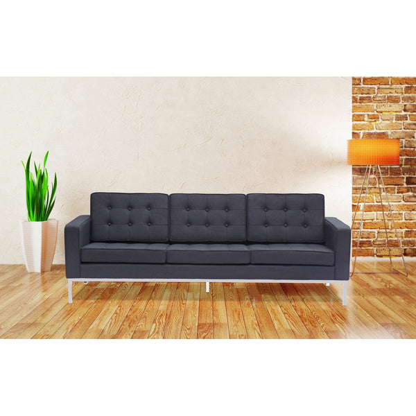 Fine Mod Imports Button Sofa in Wool | Sofas | Modishstore