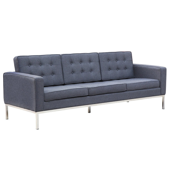 Fine Mod Imports Button Sofa in Wool | Sofas | Modishstore-5