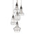 Dimond Home Silver Wire 5 Light Pendant | Modishstore | Pendant Lamps
