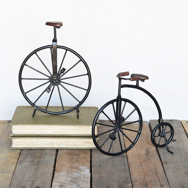 HomArt Iron and Wood High Wheeler Bicycle - Set of 2 - Feature Image-3