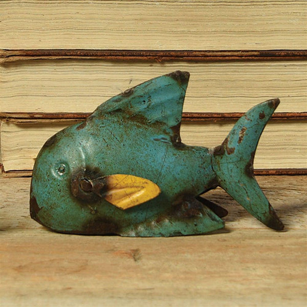 HomArt Metal Fish - Assorted Colors - Set of 12-16