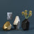 HomArt Liv Faceted Vase - Set of 2 | Modishstore | Vases