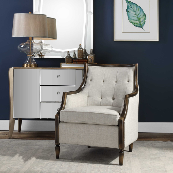 Uttermost Barraud Accent Chair | Modishstore | Accent Chairs