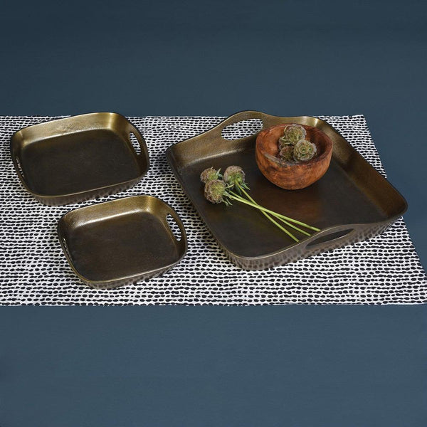 HomArt Mackenzie Square Tray | Modishstore | Trays