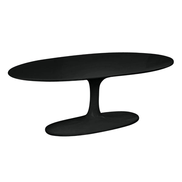 Fine Mod Imports Flower Coffee Table Oval Fiberglass | Coffee Tables | Modishstore-6