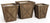 Loft Wooden Planters - Set of 3 by Napa Home & Garden