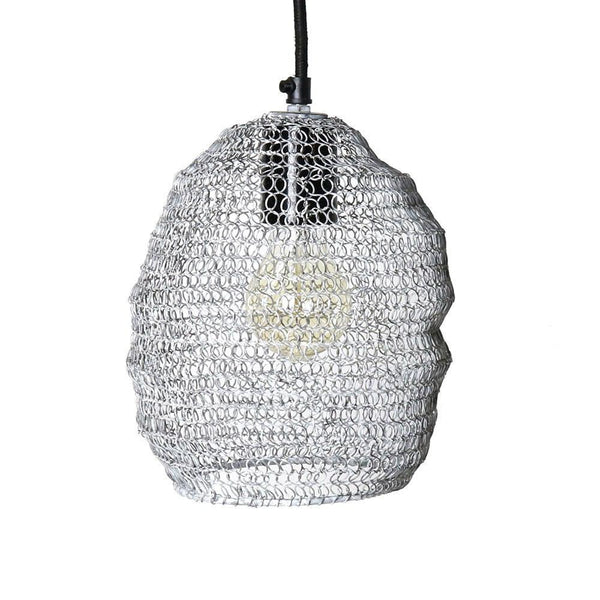 HomArt Bristol Looped Wire Pendant - Distressed Grey-3