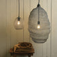 HomArt Bristol Looped Wire Pendant - Distressed Grey | Modishstore | Pendant Lamps