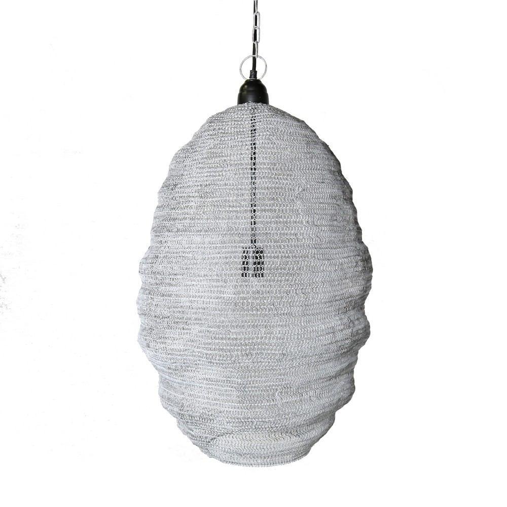 HomArt Bristol Looped Wire Pendant - Distressed Grey-6
