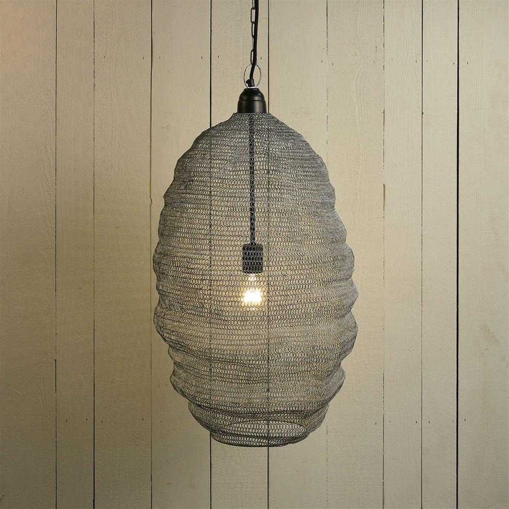 HomArt Bristol Looped Wire Pendant - Distressed Grey-5
