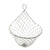 HomArt Otis Wire Wall Basket - Zinc Whitewash - Set of 6 - Feature Image-2