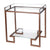A&B Home Metal/Glass Side Table 