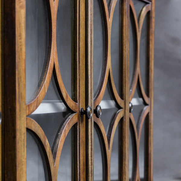 Uttermost Belino 4 Door Cabinet, Mist | Modishstore | Cabinets-3