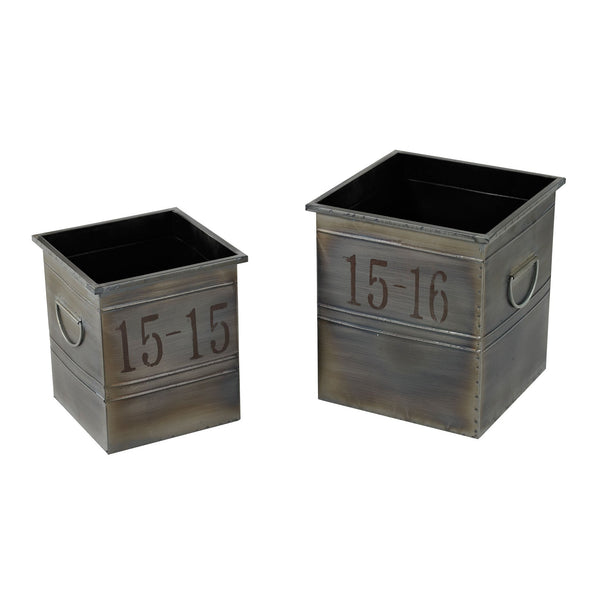 ELK Lighting Industrial Planters - Set Of 2 Planters, Troughs & Cachepots, ELK Lighting, - Modish Store | Modishstore | Planters, Troughs & Cachepots