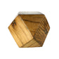 HomArt Icosahedron Wood Block - Natural - Med-4