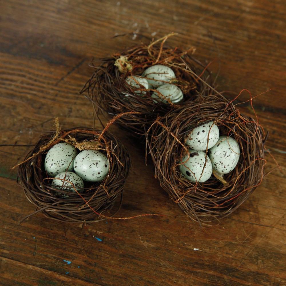 HomArt Bluebirds Nest - Set of 6 - Feature Image | Modishstore | Outdoor Decor