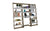 Accentuations by Manhattan Comfort 3 Piece Carpina Home Floating Ladder Shelf Office Desk | Desks | Modishstore-4