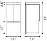 Zuo Darwen Barstool - Set Of 2 | Bar Stools | Modishstore-14