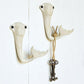 HomArt Cast Iron Wall Hook - Antique White - Set of 6 - Feature Image | Modishstore | Hooks & Racks