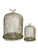 A&B Home Ophira Golden Sparrow Mesh Candle Holders - 2Pc/Box - Set Of 2