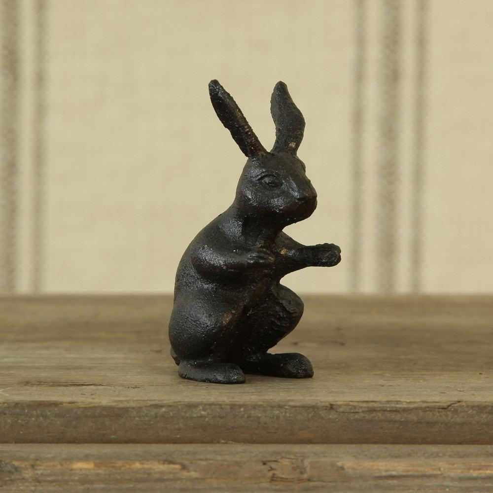 HomArt Curious Rabbit - Cast Iron Hare - Set of 12-4