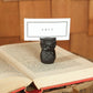 HomArt Owl Place Card Holder - Cast Iron - Antique Black - Set of 8 - Feature Image | Modishstore | Holiday