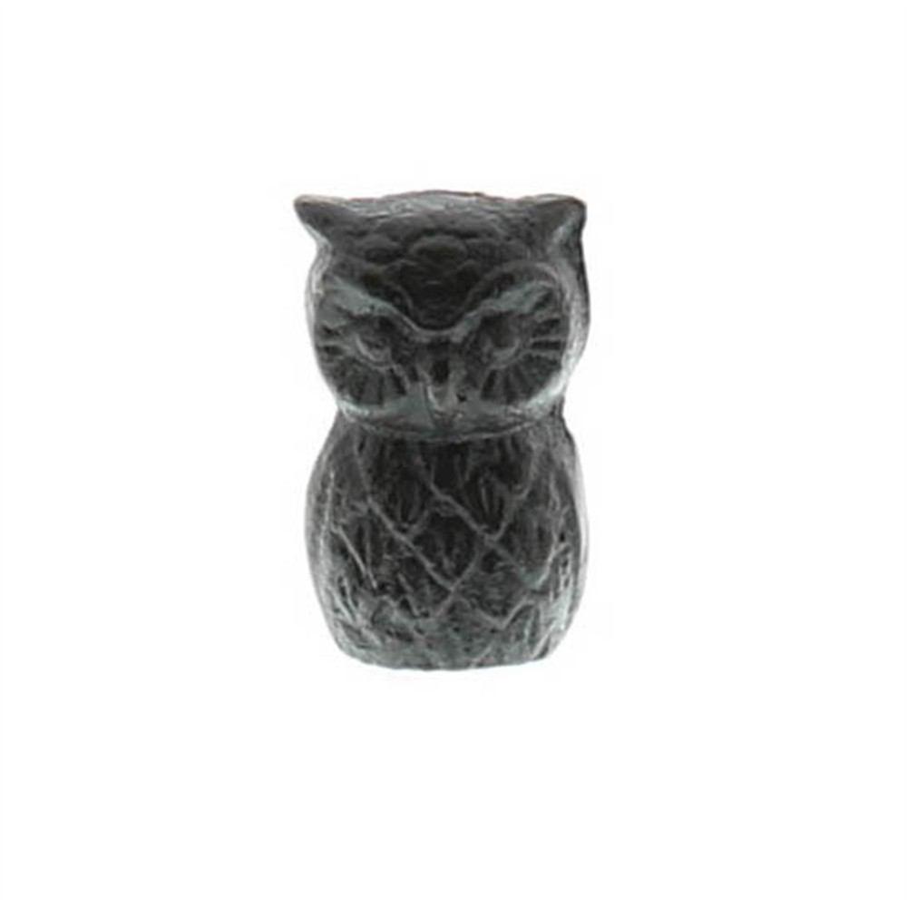 HomArt Owl Place Card Holder - Cast Iron - Antique Black - Set of 8-2