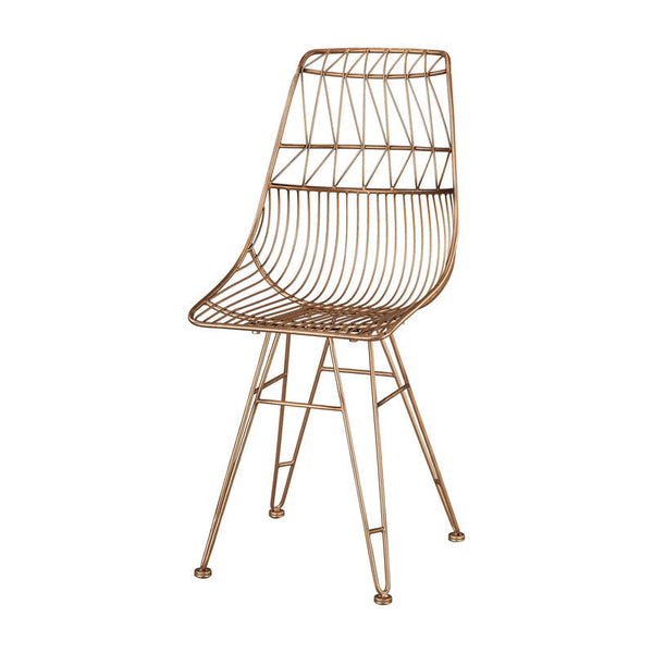 Sterling Industries Jette Chair In Rose Gold | Modishstore | Accent Chairs