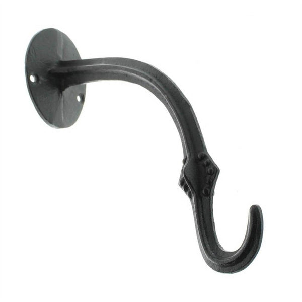 HomArt Gazebo Wall Hook - Cast Iron - Antique Black - Set of 6-2