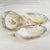 Two's Company Ornamented Cabebe Shell Footed Dish  - Set of 3