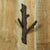 HomArt Faux Bois Cast Iron Wall Hook - Branch - Brown - Set of 6-5