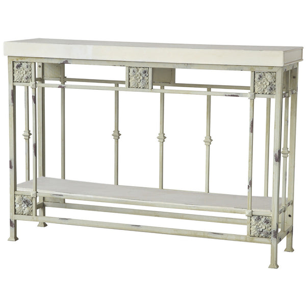 A&B Home Distressed Console Table