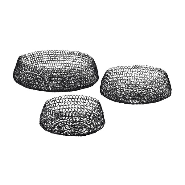 Dimond Home Welded Ring Bowls - Set Of 3 | Modishstore | Decorative Bowls