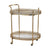 Sterling Industries Banded Oval Bar Cart  | Modishstore | Bar Carts