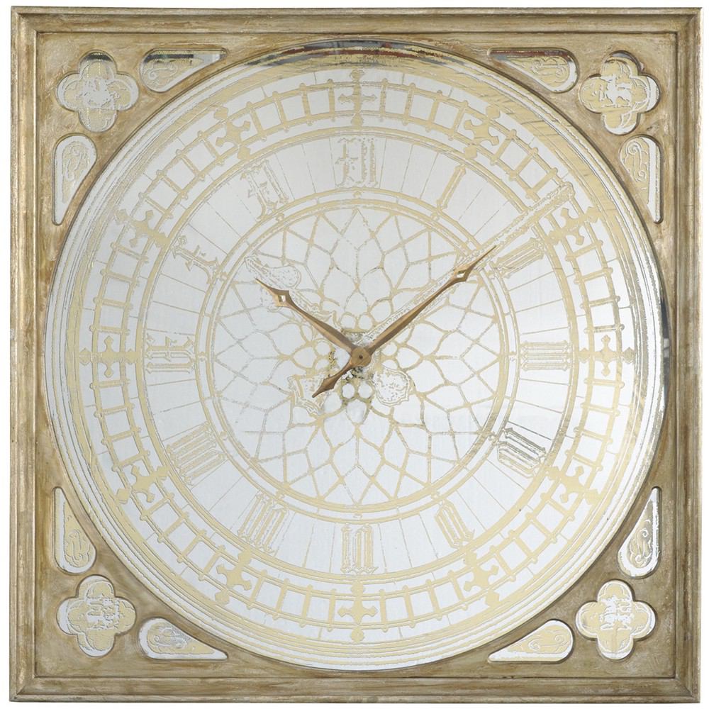 A&B Home Square Oversized Wall Clock