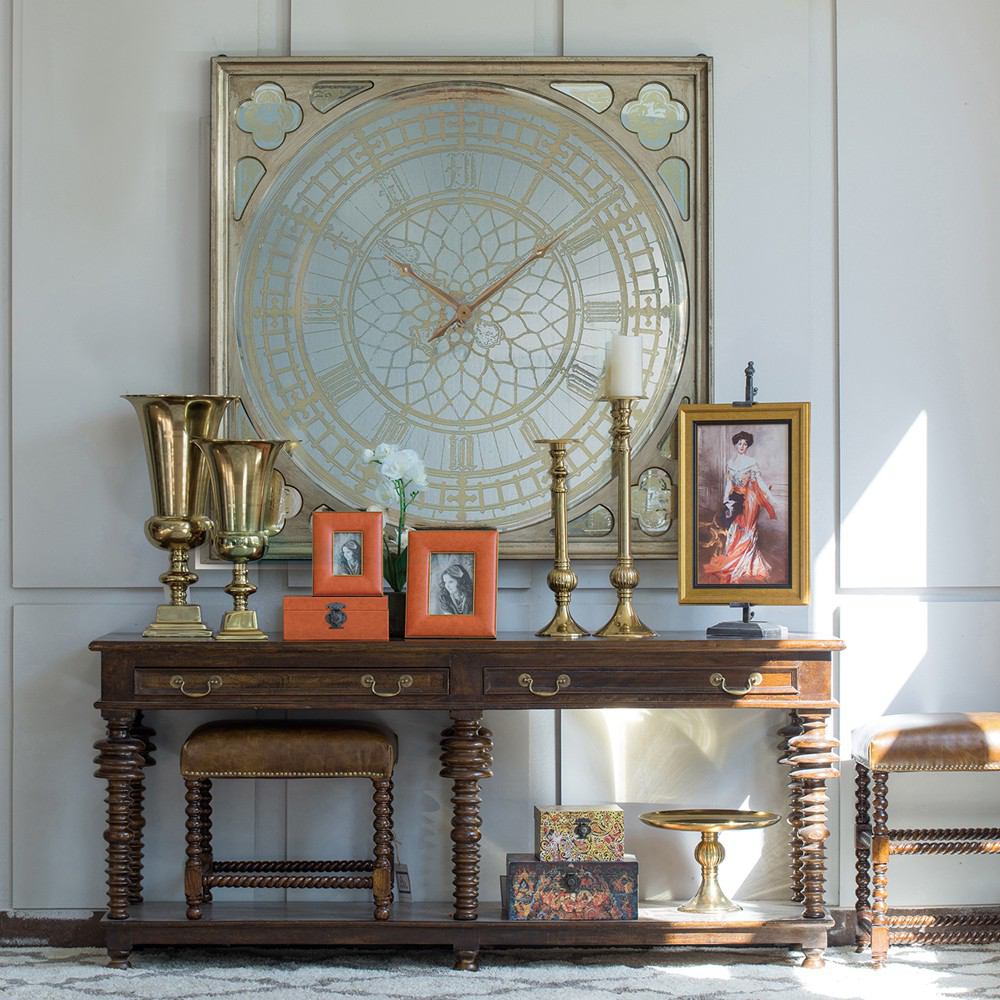 A&B Home Square Oversized Wall Clock