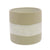 HomArt Shore Ceramic Cylinder Vase - Natural | White - Small - Wide-6