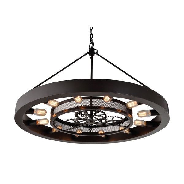 ELK Lighting Chronology 12 Light Chandelier - 32237/12 | Modishstore | Chandeliers