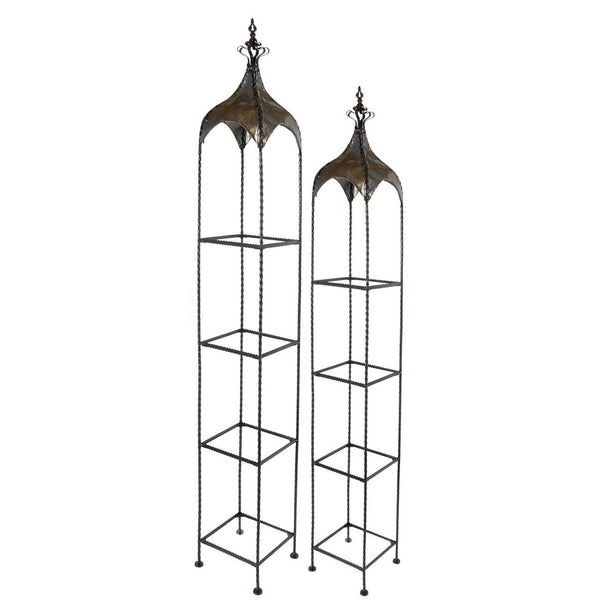 A&B Home Metal Shelves - Set Of 2